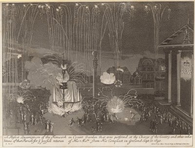 Een perfecte beschrijving van het vuurwerk in Covent Garden door English School