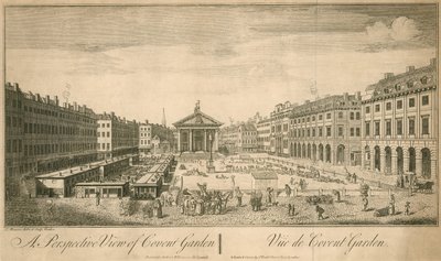 Een uitzicht op Covent Garden, Londen door English School