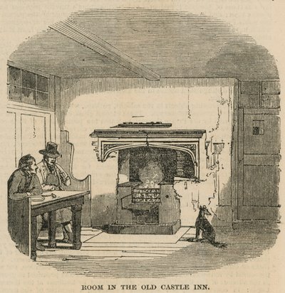 Een kamer in The Old Castle Inn, Kentish Town, Londen door English School
