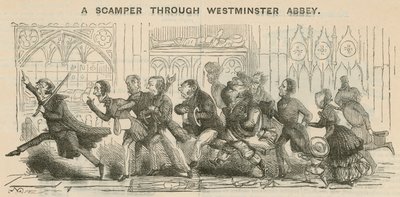 Een tocht door Westminster Abbey door English School