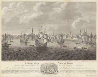 Een zuidoostelijk uitzicht op Londen door English School