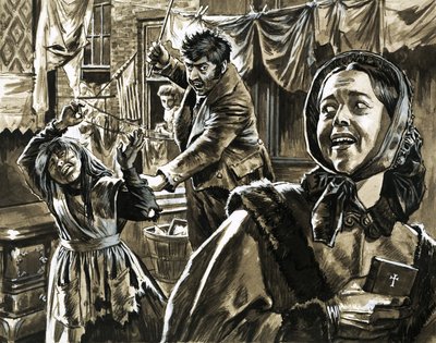 Een stroom van misbruik ontmoette de missionaris toen ze het huis van een mishandeld meisje bezocht door English School