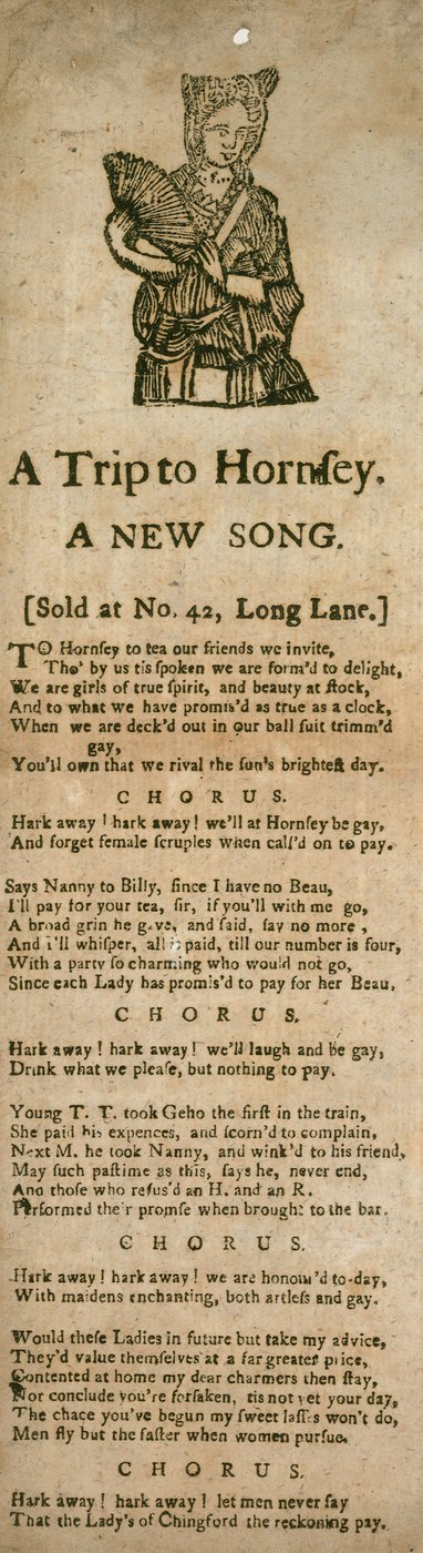 Een reis naar Hornsey, Londen; lied door English School