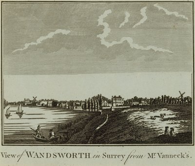 Een uitzicht op Wandsworth in Surrey door English School