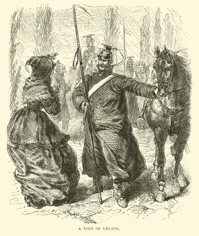 Een bezoek van Ulanen, maart 1871 door English School