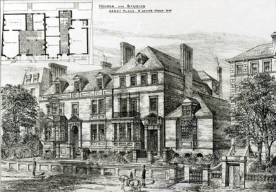 Abbey Place, St. Johns Wood, uit The Building News, 18 januari 1878 door English School