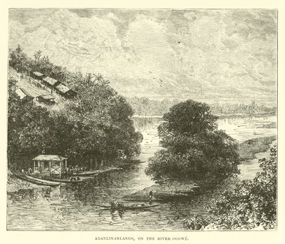 Adanlinanlango, aan de rivier Ogowe door English School