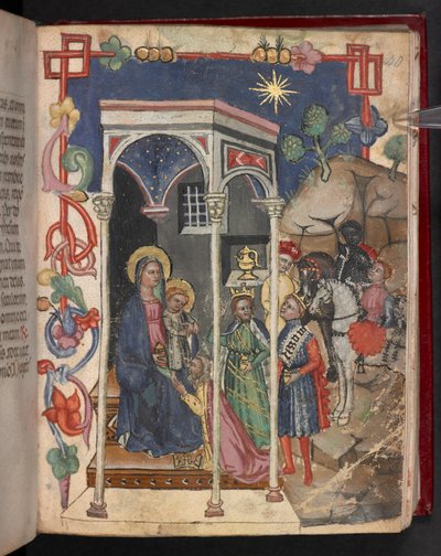 Add. 17466, f.40r Aanbidding der Wijzen door English School