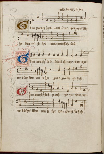 Add MS 31922, f. 37v, Henry VIII