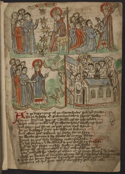 De Kartuizer Miscellany (Religieuze Proza en Vers) in Noord-Engels, inclusief een samenvatting van Mandeville