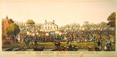Toespraken aan Hare Majesteit Koningin Caroline gepresenteerd in Brandenburgh House 30 oktober 1820 door English School