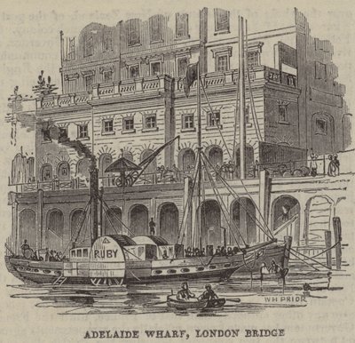Adelaide Wharf, London Bridge door English School