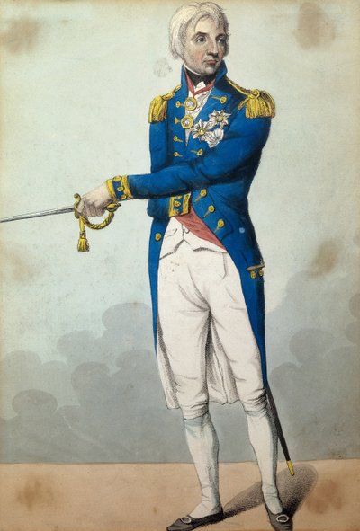 Admiraal Horatio Nelson (1758-1805) door English School
