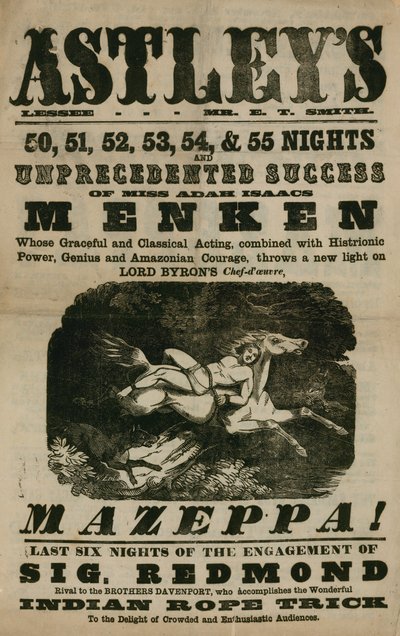 Advertentie voor Astley