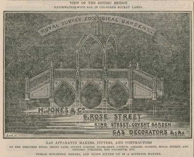 Advertentie voor H Jones & Co, 6 Rose Street, King Street, Covent Garden door English School