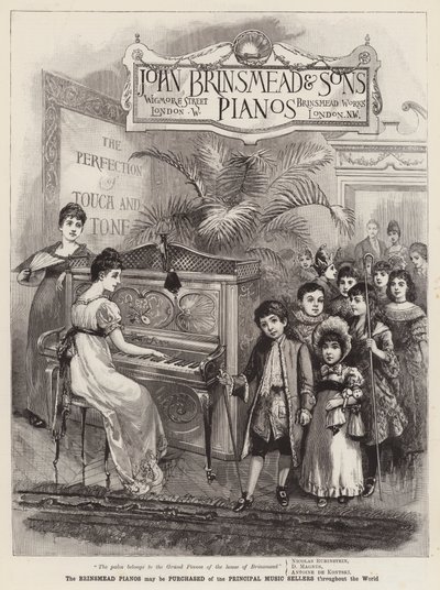 Advertentie, Brinsmead Piano