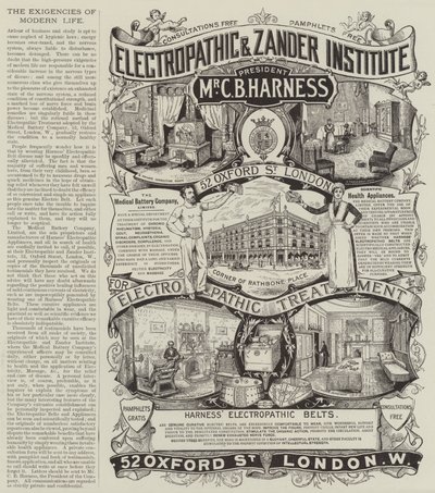 Advertentie, The Medical Battery Company door English School