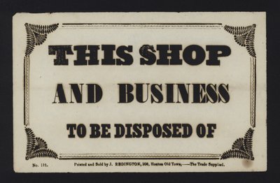 Advertentie: Deze winkel en zaak te koop door English School