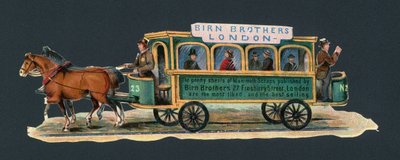 Advertentie voor Birn Brothers, Londen door English School