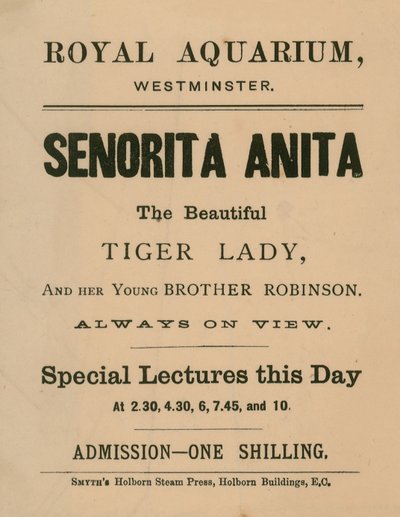 Advertentie voor Senorita Anita door English School