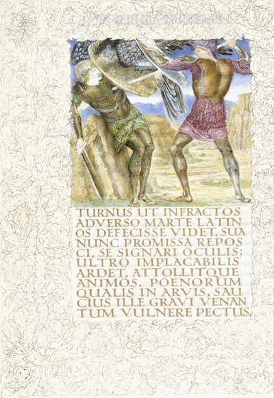 Aeneas doodt Turnus, 1874-c.1919 door English School