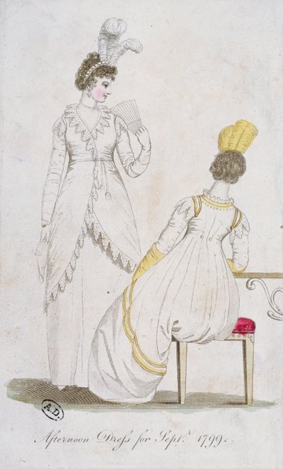 Middagjurk voor september 1799 door English School