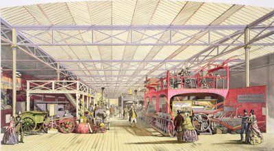 Landbouw, uit Dickinsons Comprehensive Pictures of the Great Exhibition of 1851, gepubliceerd 1854 door English School