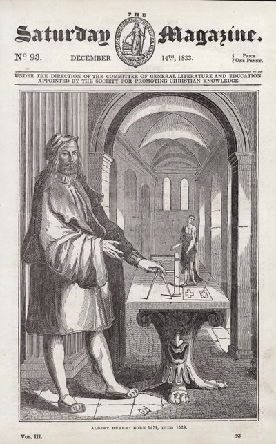 Albert of Albrecht Durer (gravure) door English School