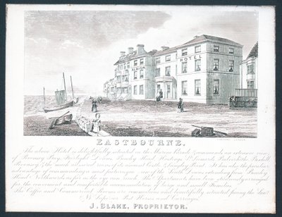 Albion Hotel, voor de eigenaar, J Blake door English School