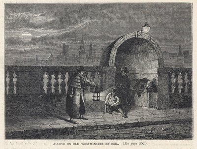 Alkoof op de Westminster Bridge door English School