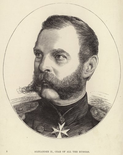Alexander II van Rusland door English School