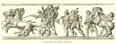 Alexander betreedt Babylon door English School