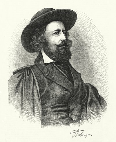 Alfred Lord Tennyson door English School