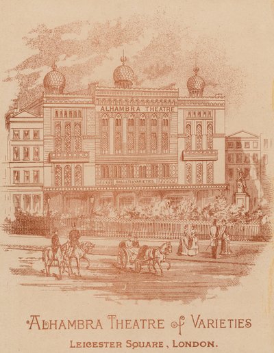 Alhambra Theater, Leicester Square, Londen door English School