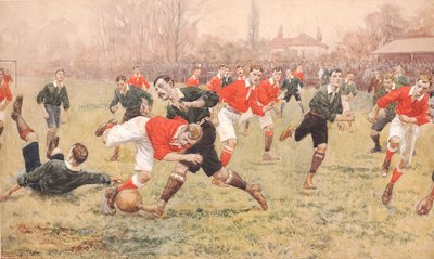 Amateur Heren aan het Spelen door English School