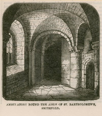 Ambulatorium rond het gangpad van Sint Bartholomeus door English School