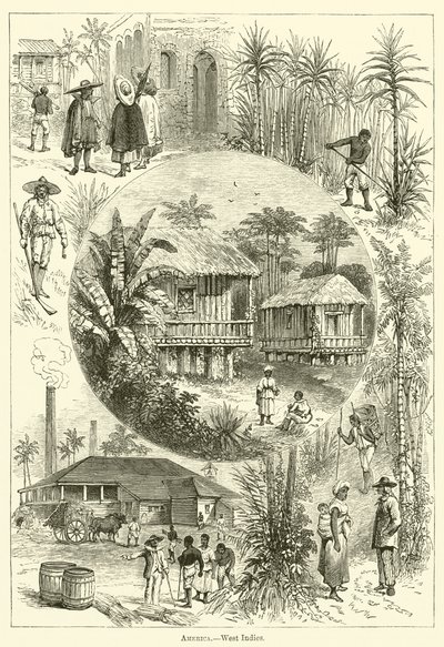 Amerika, West-Indië door English School