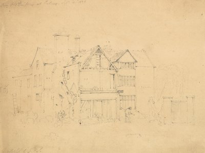 Een Oud Gebouw in Putney, Londen door English School