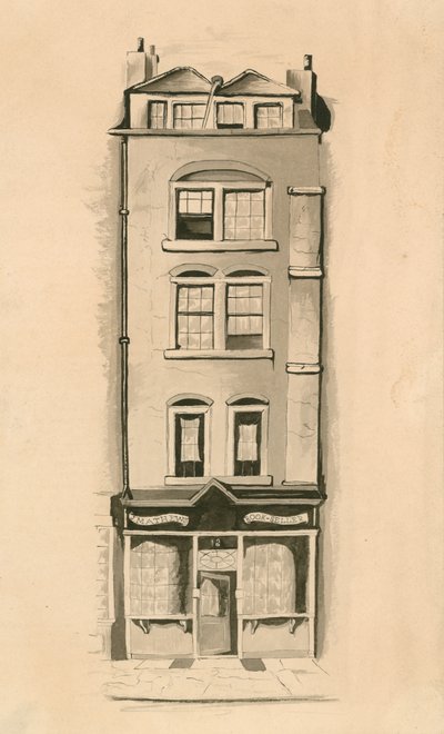 18 Strand, Westminster, Londen, geboorteplaats van Charles Matthews, komiek door English School