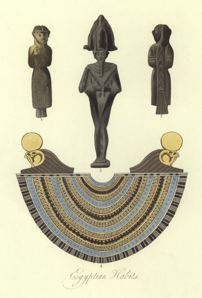 Oude Egyptische kostuums door English School
