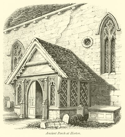 Oude Portiek in Horton door English School