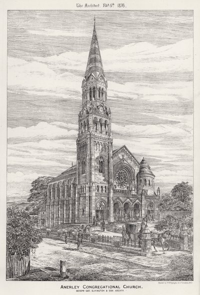 Anerley Congregational Kerk door English School