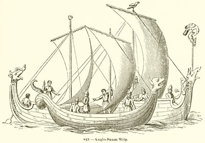 Angelsaksisch schip door English School