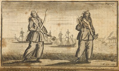 Ann Bonny en Mary Read piraten door English School