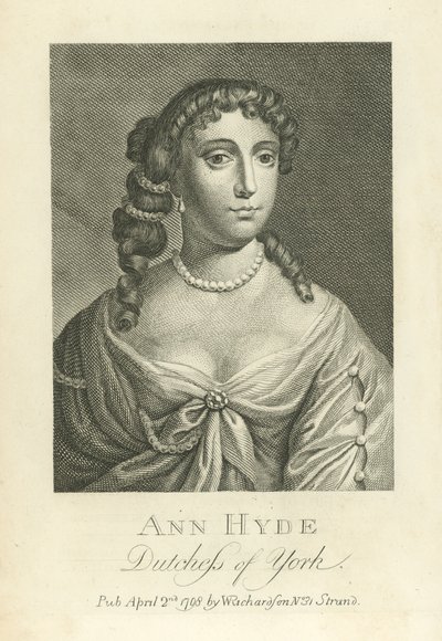 Ann Hyde, Hertogin van York door English School