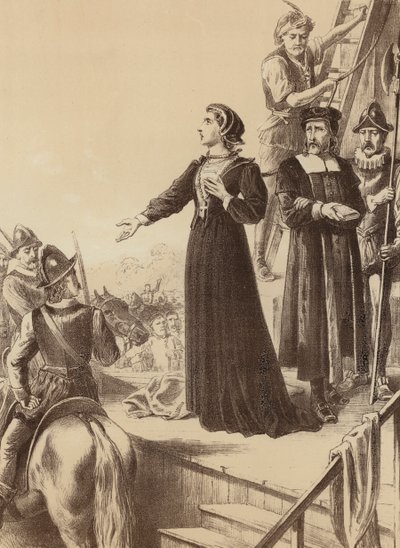 Ann Line, "Ze verklaarde met luide stem aan de omstanders" door English School
