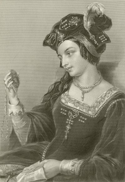 Anna Boleyn, tweede vrouw van koning Hendrik VIII door English School