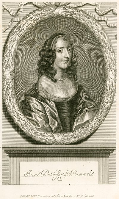 Anne Hertogin van Albemarle door English School