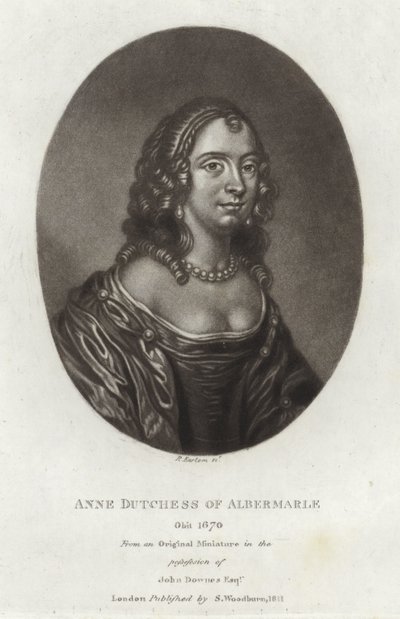 Anne Hertogin van Albemarle door English School