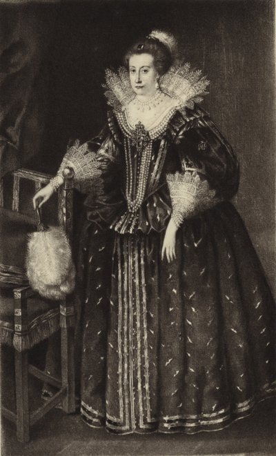 Anne van Denemarken, koningin-gemalin van koning James I door English School